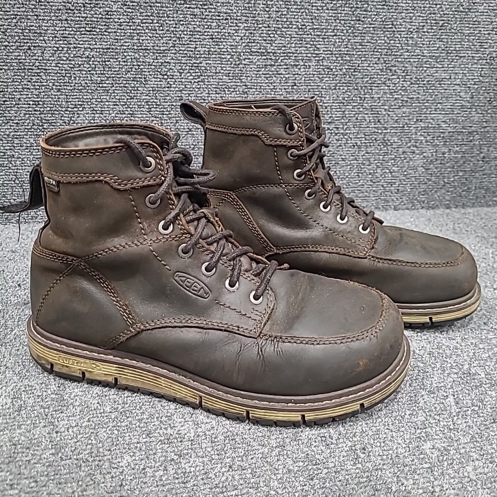 KEEN Utility Men's San Jose 6" Alloy Toe Waterproof Work Boot Size 9 EE * Flaw - Picture 3 of 14